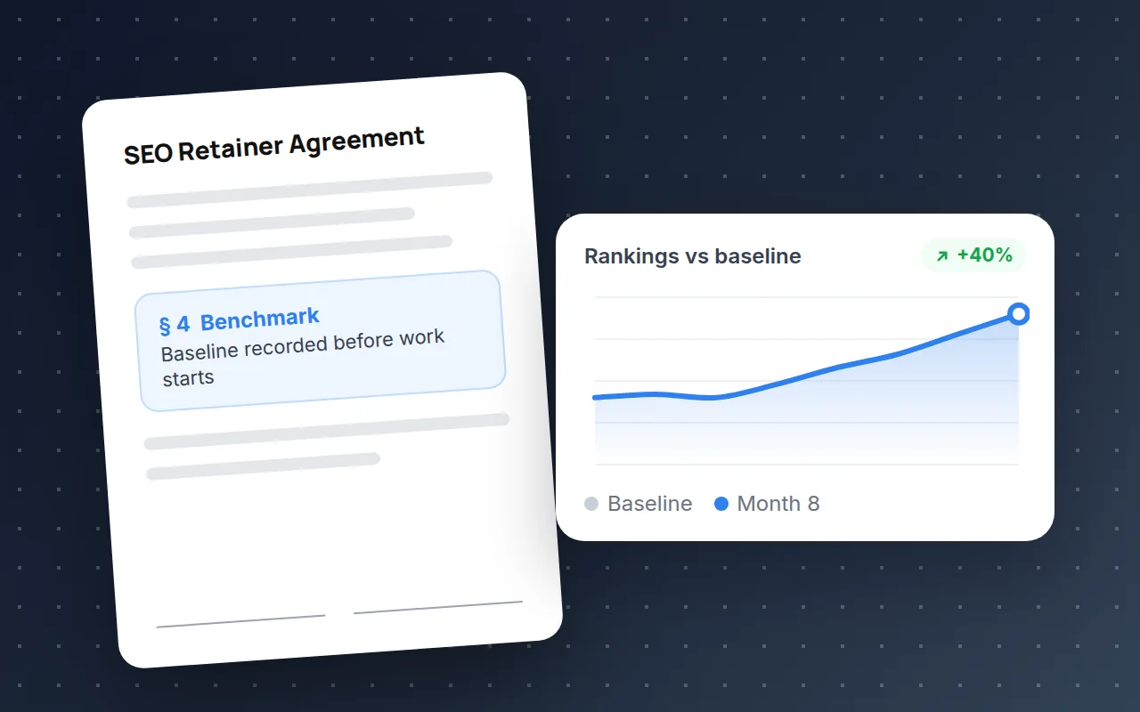 Why Your SEO Retainer Should Have a Benchmark Clause